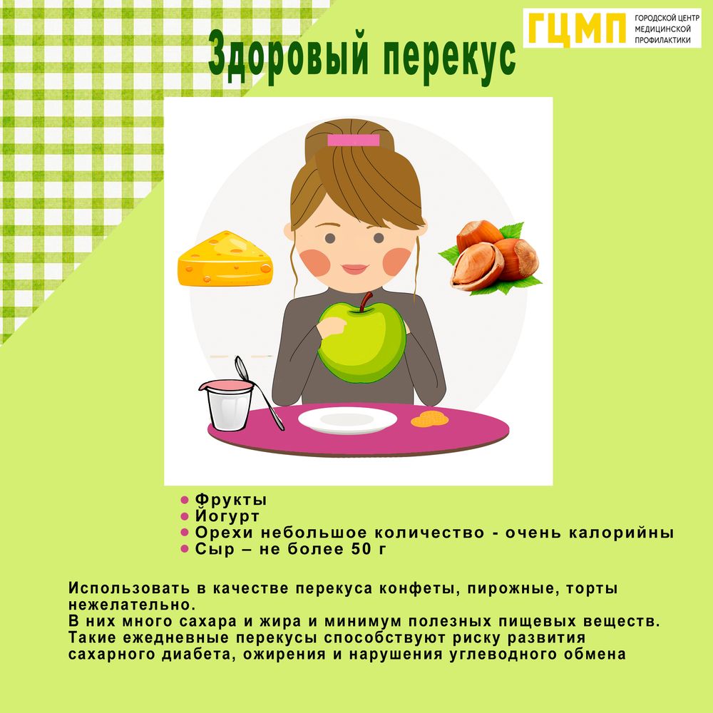 Здоровый перекус Здоровый перекус